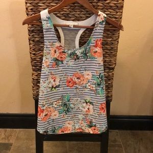 Cute flower tank top
